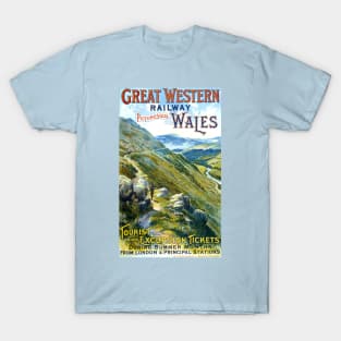 Vintage Travel Poster - Wales T-Shirt